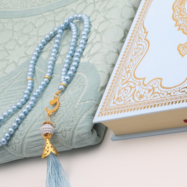 Hediyelik Seccade Kuran-ı Kerim Tesbih Seti