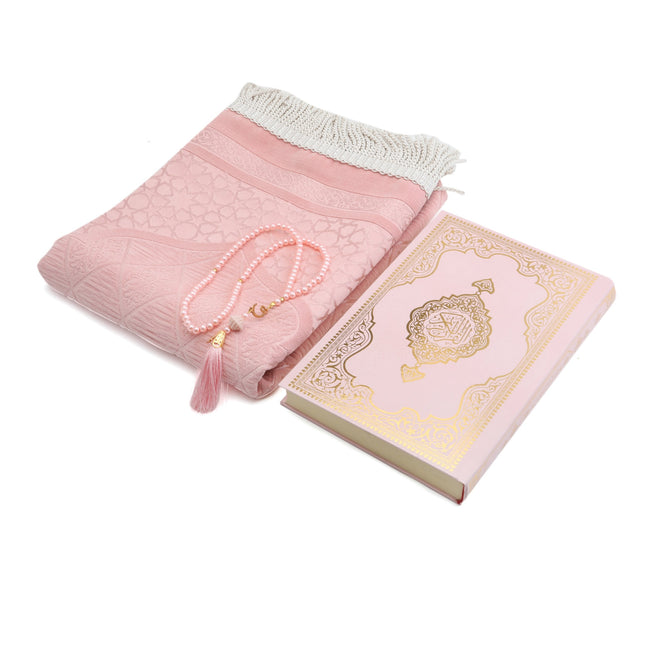 Hediyelik Seccade Kuran-ı Kerim Tesbih Seti