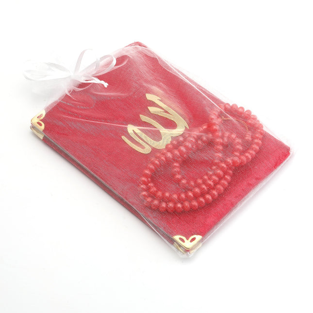 Hediyelik Yasin Tesbih Tül Kese Seti