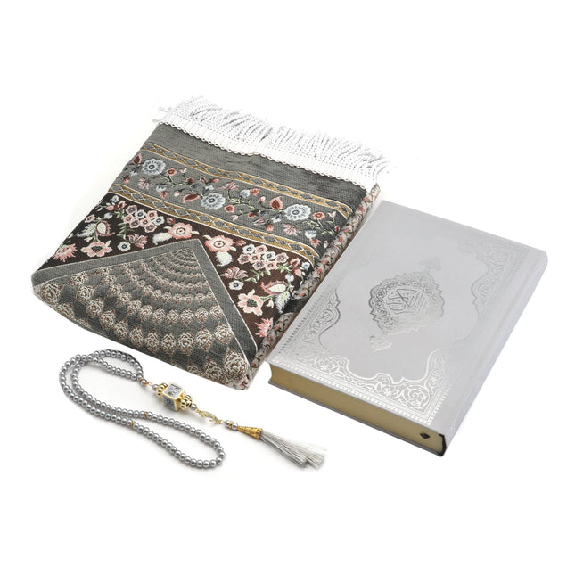 Hediyelik Seccade Kuran-ı Kerim Tesbih Seti