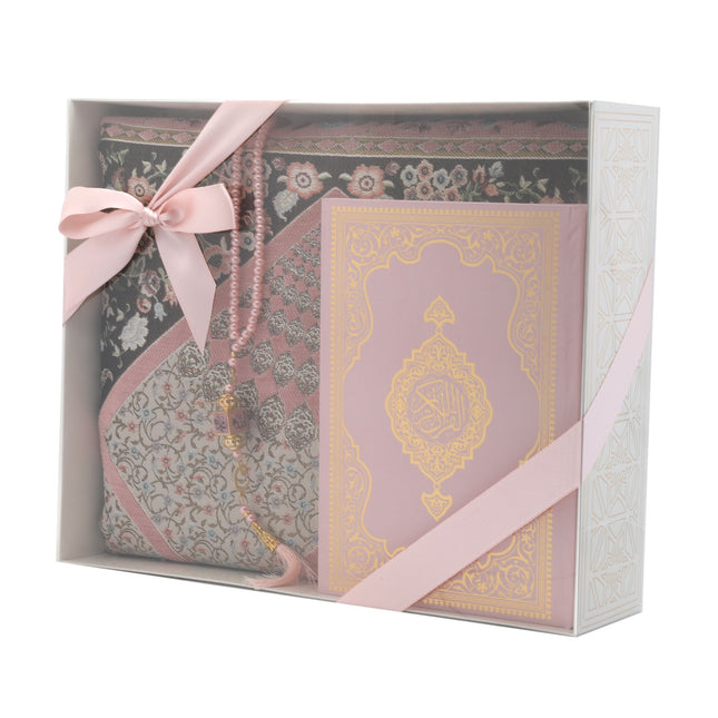 Hediyelik Seccade Kuran-ı Kerim Tesbih Seti