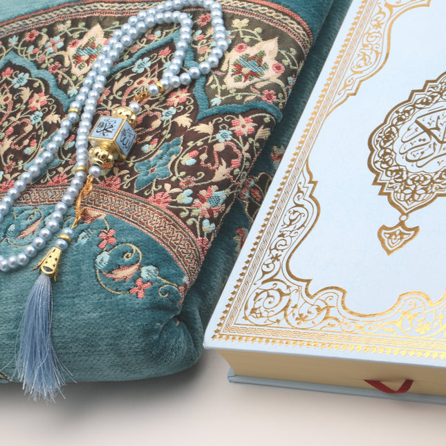 Hediyelik Seccade Kuran-ı Kerim Tesbih Seti
