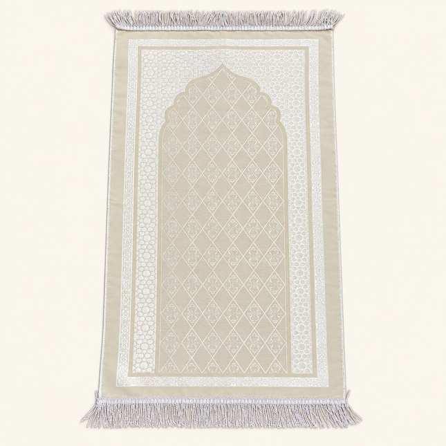 Lüks Saçaklı Zümrüt Seccade (70x110 cm – 480 gr)
