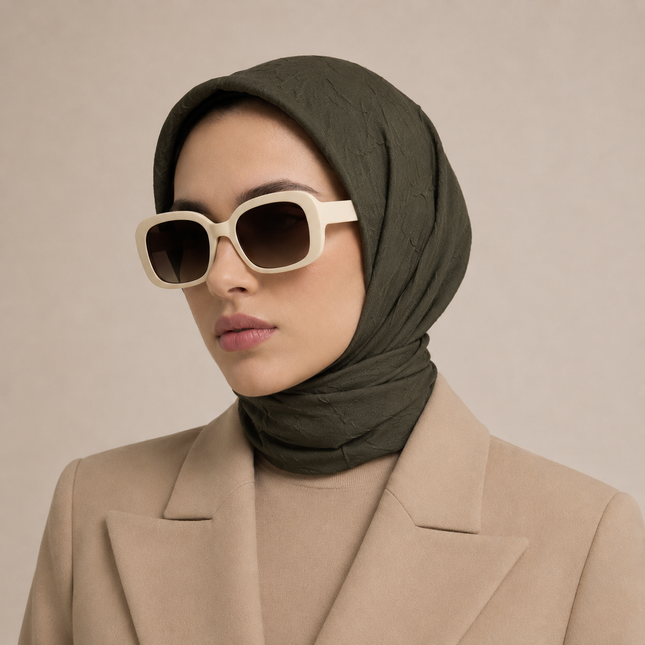 89x95 Cm Bambu Kraşlı Eşarp (10 Adet)