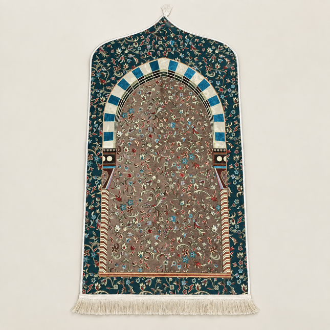 Lüks Biyeli Şönil Seccade (70x120 cm – 580 gr)