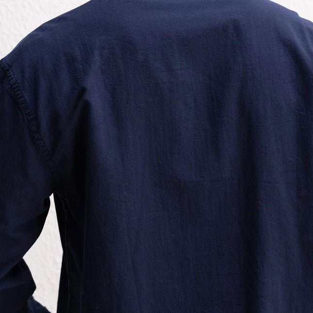 Uzun Kollu Rahat Keten Gömlek