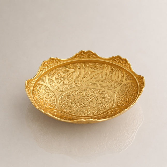 Oval Dilimli Maşallah Tas