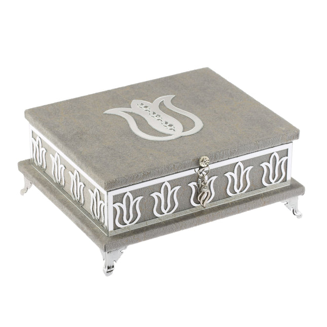 18x21 Cm Mermer Desen Hediyelik Kuran-ı Kerim Tesbih Seti