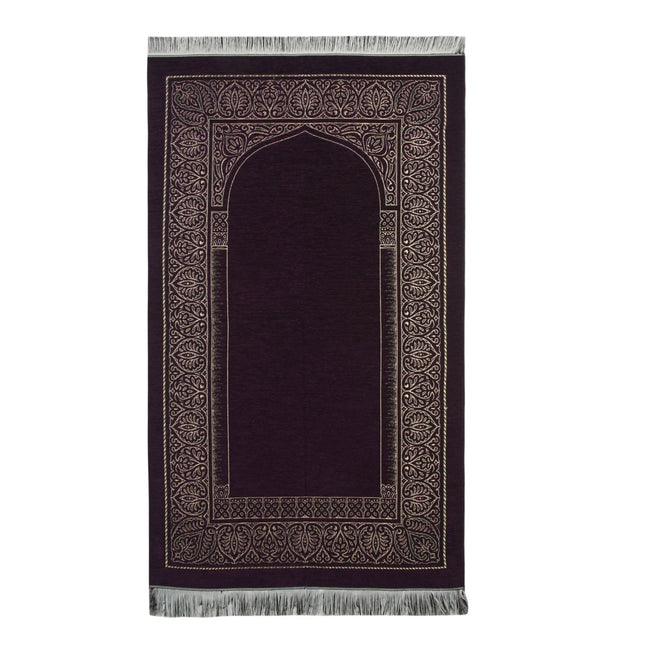 Desenli Mihraplı Şönil Seccade 50'Li