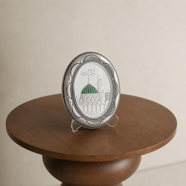 12x15 Cm Oval Ravza Pano