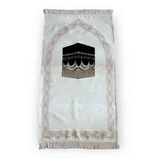 Lüks Saçaklı Kabeli Şönil Seccade