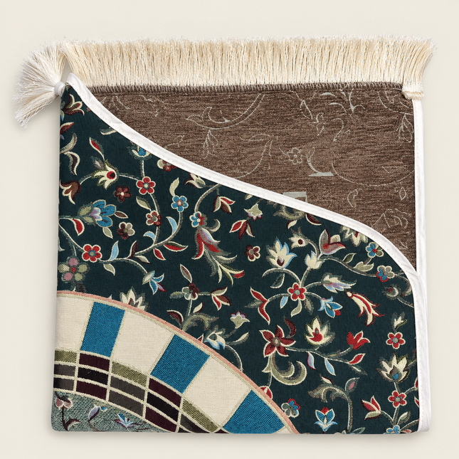 Lüks Biyeli Şönil Seccade (70x120 cm – 580 gr)