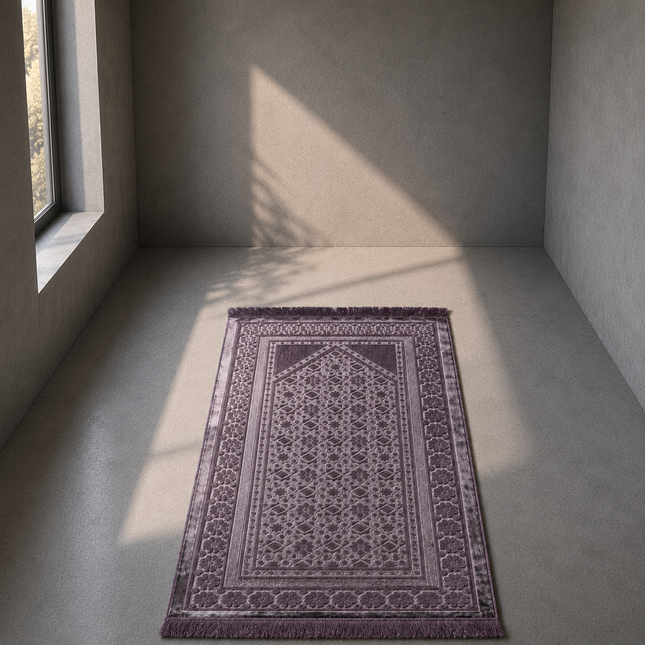 70x110 Cm Lüks Kadife Begüm Seccade 860 Gr