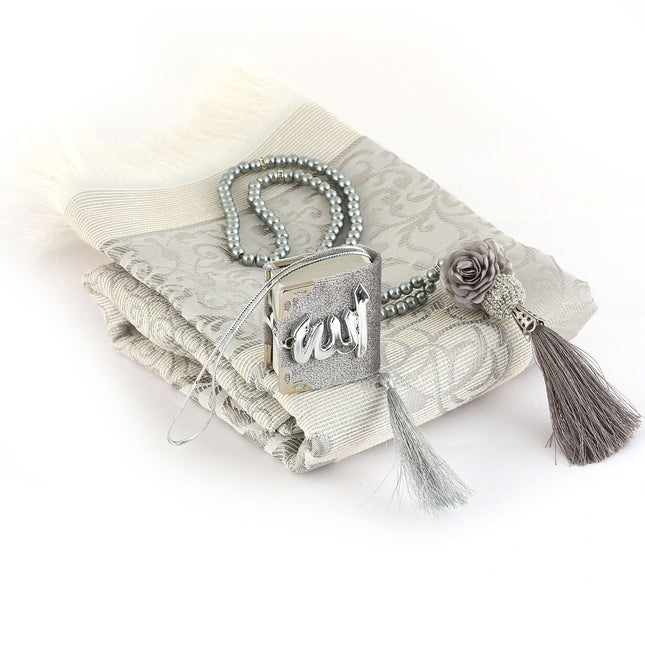 Bade Serisi Seccade Mini Kuran-ı Kerim Tesbih Seti