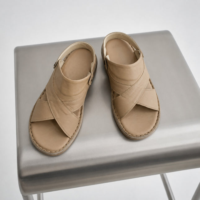 Erkek 2'si 1 Arada Sandalet (Bej)