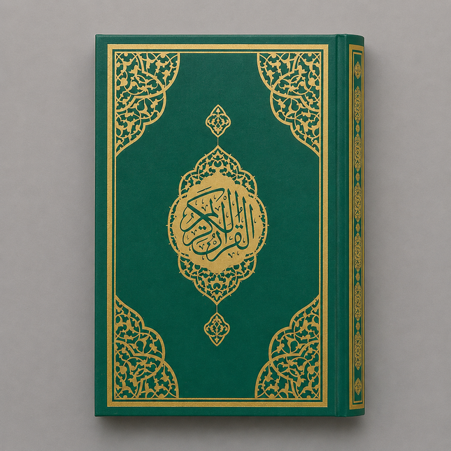 25x35 Camii Boy Bilgisayar Hatlı Miklepli Cilt Bezli Kuran-ı Kerim