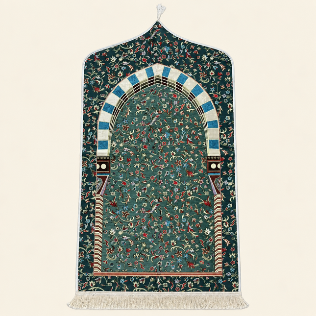 Lüks Biyeli Şönil Seccade (70x120 cm – 580 gr)