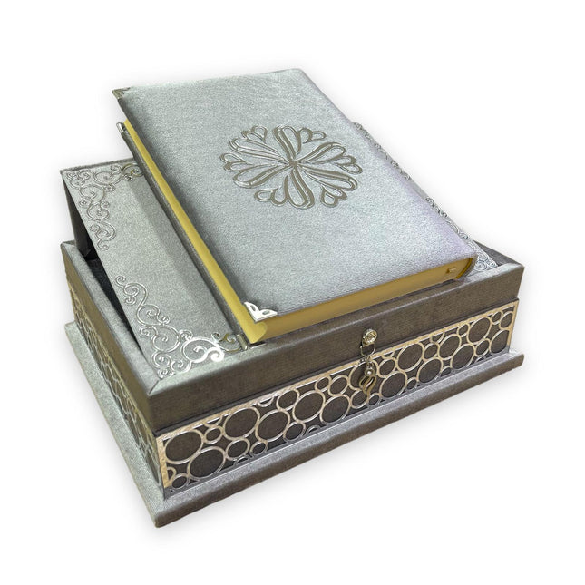 31*24 Cm Neva Rahleli Kuran-ı Kerim Kutusu