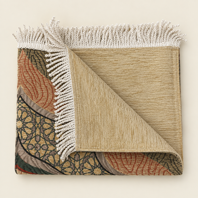 Elegance Lüks Saray Şönil Astarlı Seccade (70x110 cm – 1150 gr)