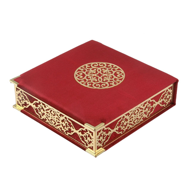 21x21 Cm Osmanlı Serisi Kuran-ı Kerim Tesbih Kutusu