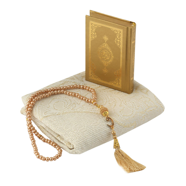Bade Serisi Hediyelik Seccade Kuran-ı Kerim Seti (Bade No:6)