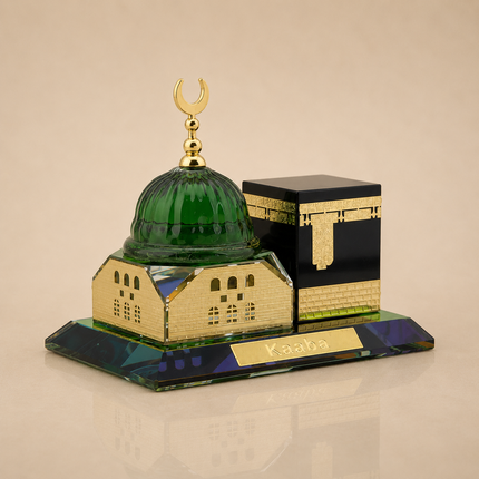 8x9 Cm Kristal Cam Mescidi Nebevi/Kabe Biblo