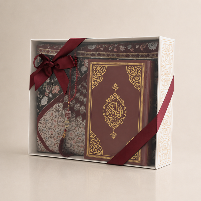 Hediyelik Seccade Kuran-ı Kerim Tesbih Seti