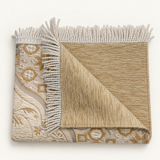 Elegante İnci Lüks Seccade (70x110 cm – 1100 gr)