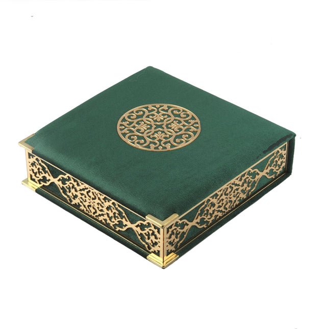 21x21 Cm Osmanlı Serisi Kuran-ı Kerim Tesbih Kutusu