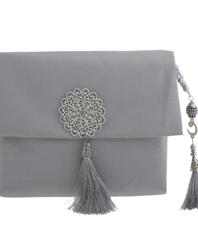 Şantuk Broşlu Seccade Tesbih Kesesi Seti