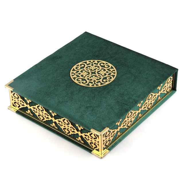 23x25 Cm Osmanlı Serisi Kuran-ı Kerim Tesbih Kutusu