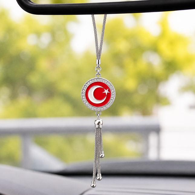 4x4 Cm Ay Yıldız Oto Süs (12 Adet)