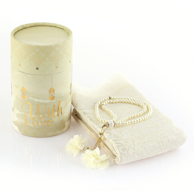 Kul Şerif Serisi Seccade Tesbih Hediye Seti 36'Lı