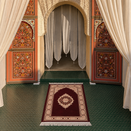 70x110 Cm Astarlı Firuze Seccade 1080 Gr (10 Adet)