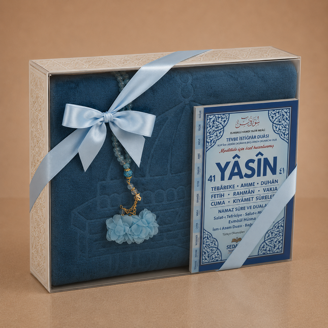 Hediyelik Seccade Tesbih Yasin Seti