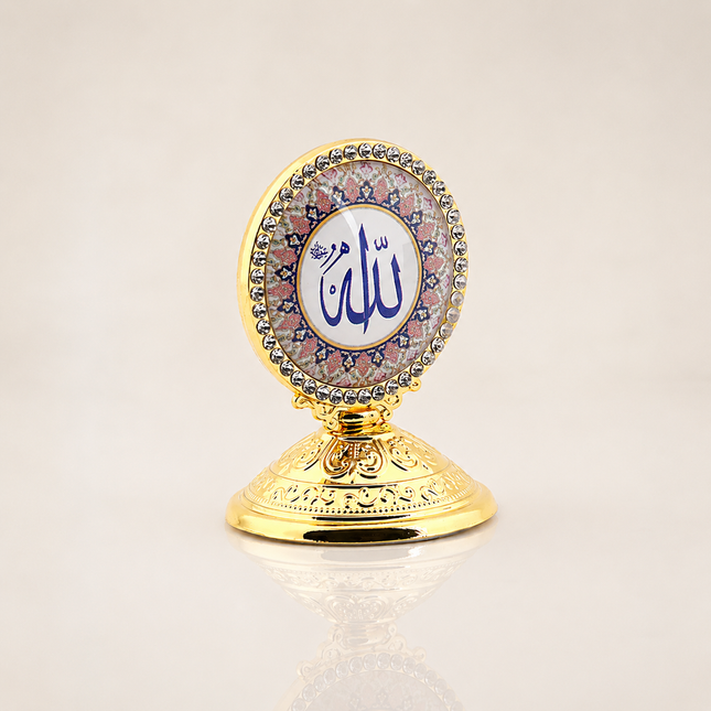 7x4 Cm İsmi Celil / İsmi Nebi Ayaklı Araç Torpido Süsü