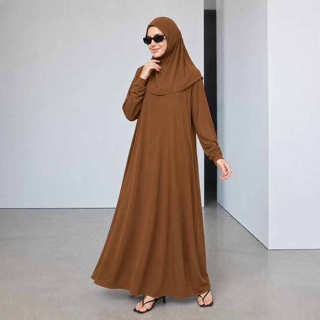Yarasa Kol Dökümlü Namaz Elbisesi "Taba" (Standart Beden)