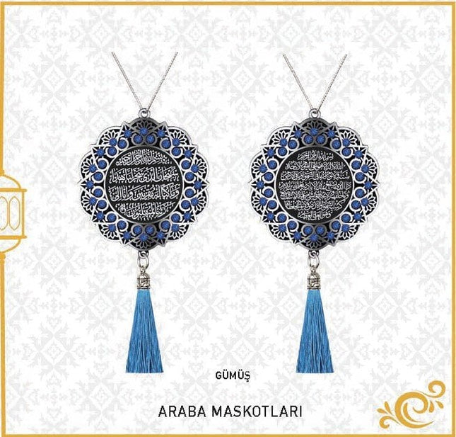 7 Cm Ayetel Kürsi Ve Sefer Duası Papatya Maskot Oto Süs 10'Lu