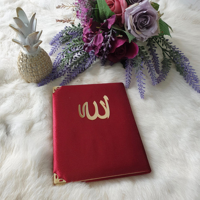 Çanta Boy Kadife Kaplı Lafızlı Yasin (50 Adet)