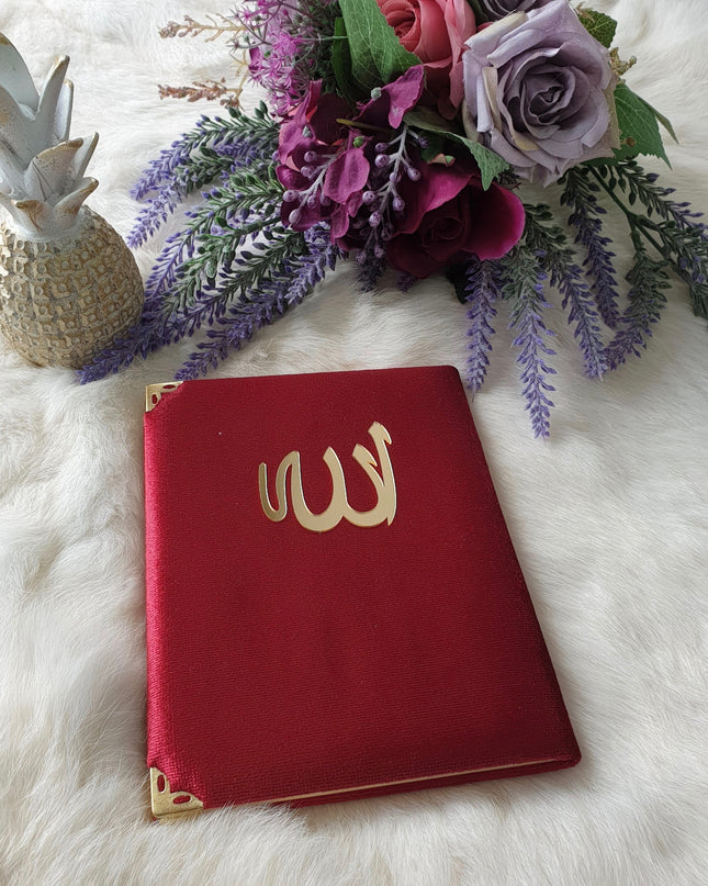 Çanta Boy Kadife Kaplı Lafızlı Yasin (50 Adet)