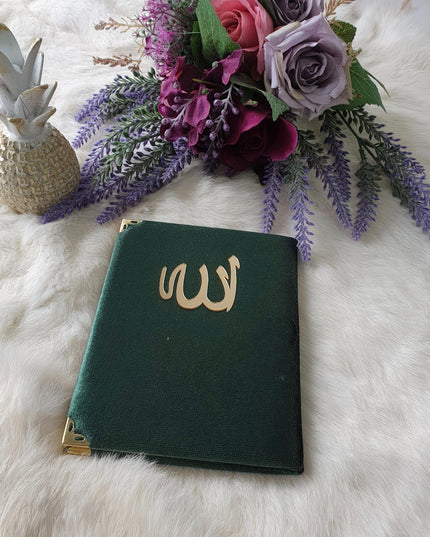 Çanta Boy Kadife Kaplı Lafızlı Yasin (50 Adet)