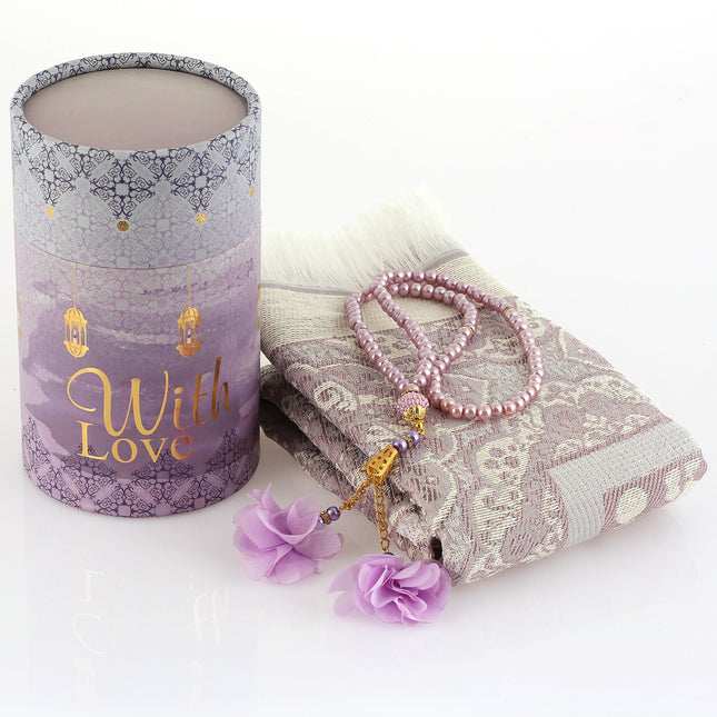 Kul Şerif Serisi Seccade Tesbih Hediye Seti