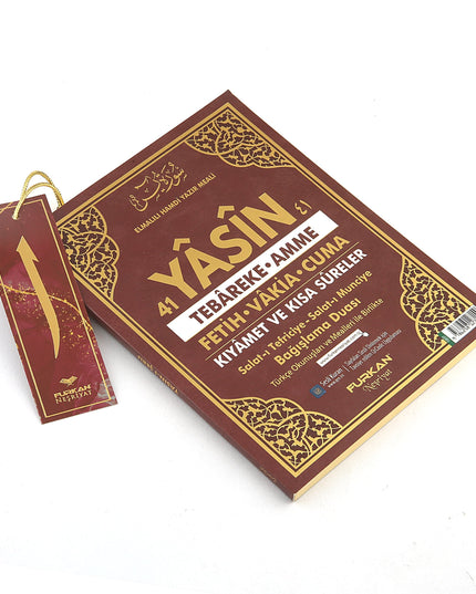 13x17 Cm 8 Farklı Renk Seçeneği 128 Sayfa Çanta Boy Renkli Arapça/Türkçe Yasin Kitabı