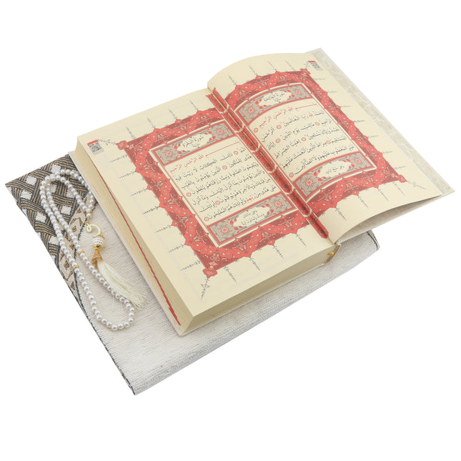 Hediyelik Kuran-ı Kerim Seccade Tesbih Seti