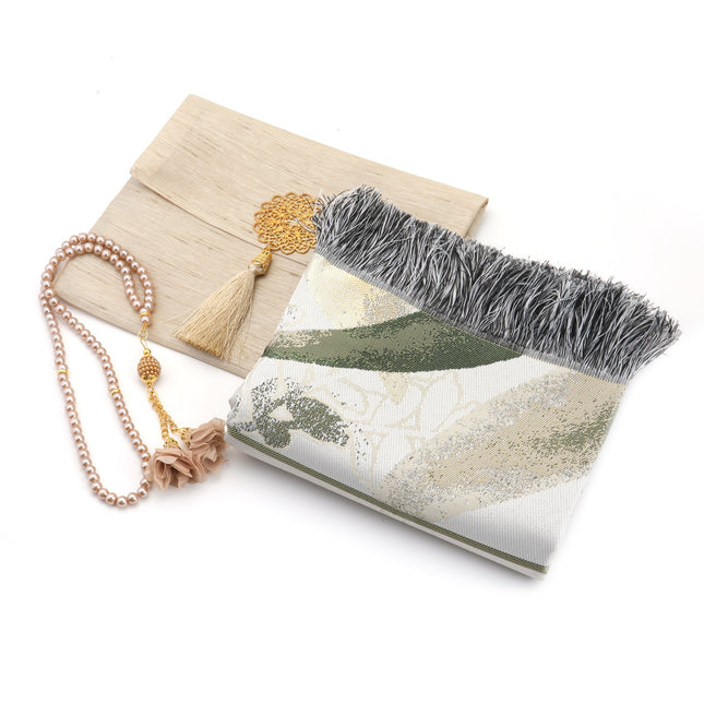 Şantuk Flower Seccade Tesbih Seti