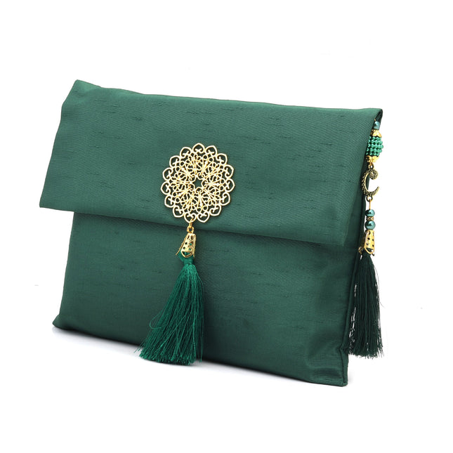 Şantuk Broşlu Seccade Tesbih Kesesi Seti