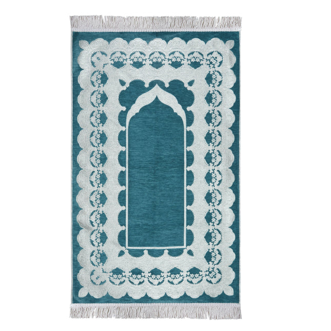 Süper Lüks Astarlı Şönil Seccade 10'Lu