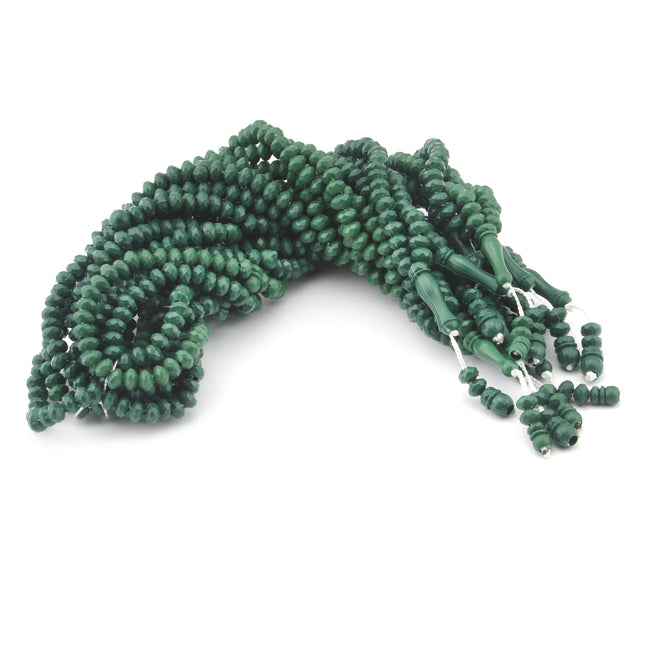 99'Luk 7 Mm Kokulu Zümrüt Tesbih (10 Adet)