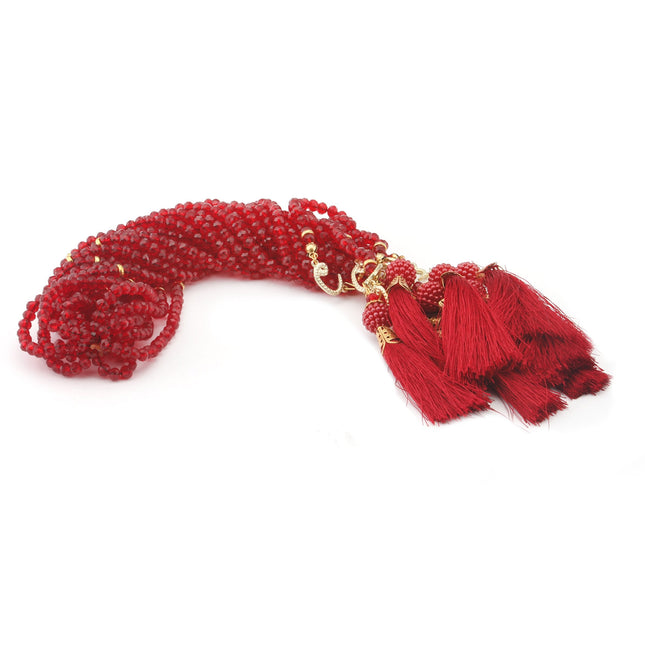 99'Luk 6 Mm Kristal Vavlı Tesbih (10 Adet)