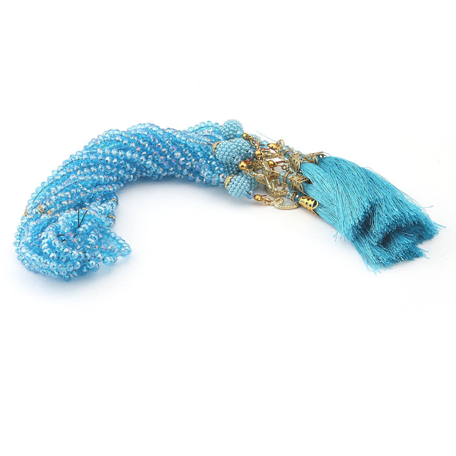 99'Luk 6 Mm Kristal Vavlı Tesbih (10 Adet)